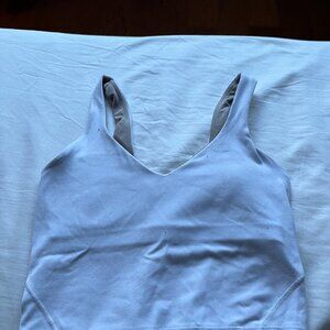white lulu align tank